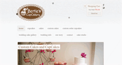 Desktop Screenshot of bertiescupcakery.com